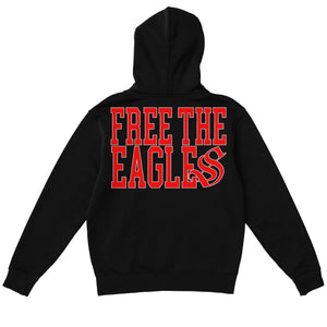 FREE THE EAGLES / BLACK HOODIE