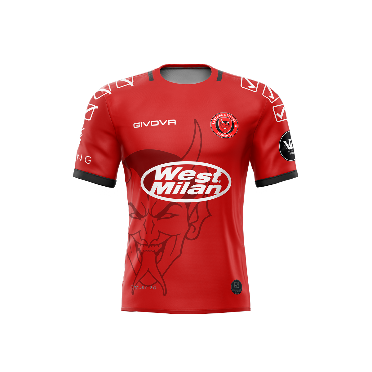 JERSEY SANTANA RED DEVILS RED