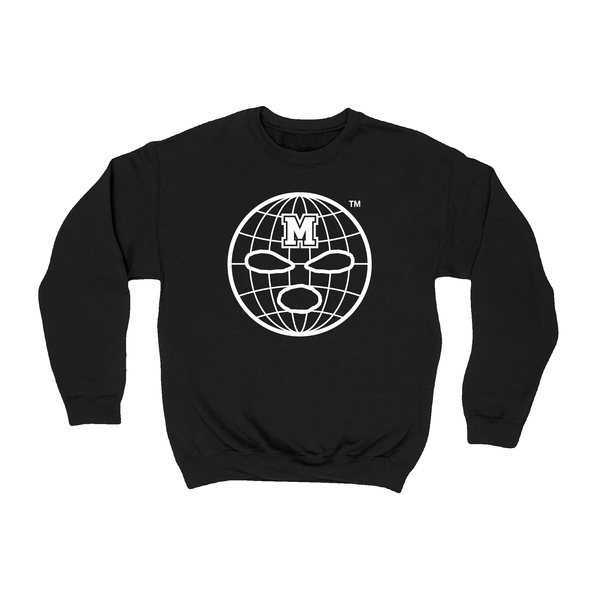 FELPA NO HOODIE - BLACK/WHITE