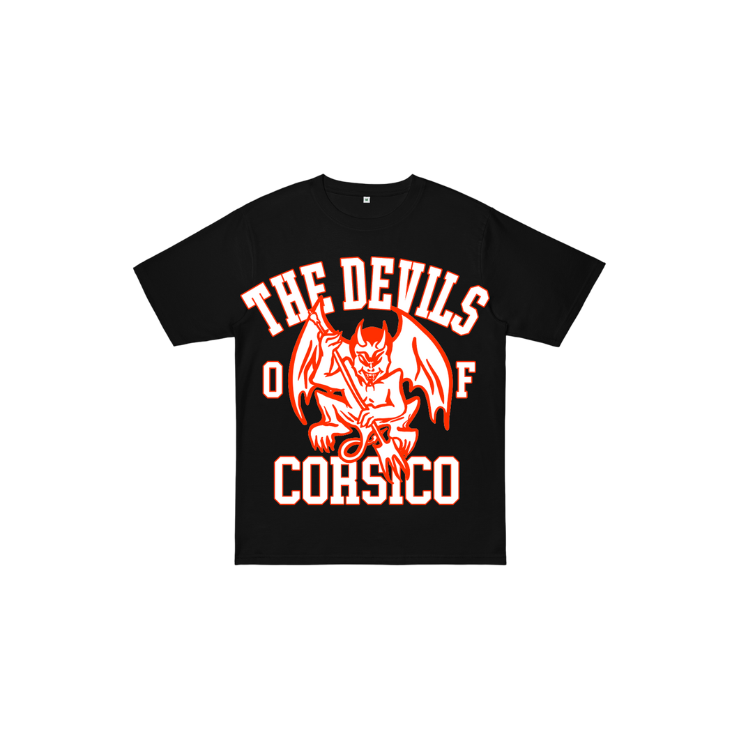 SANTANA RED DEVILS TEE - BLACK